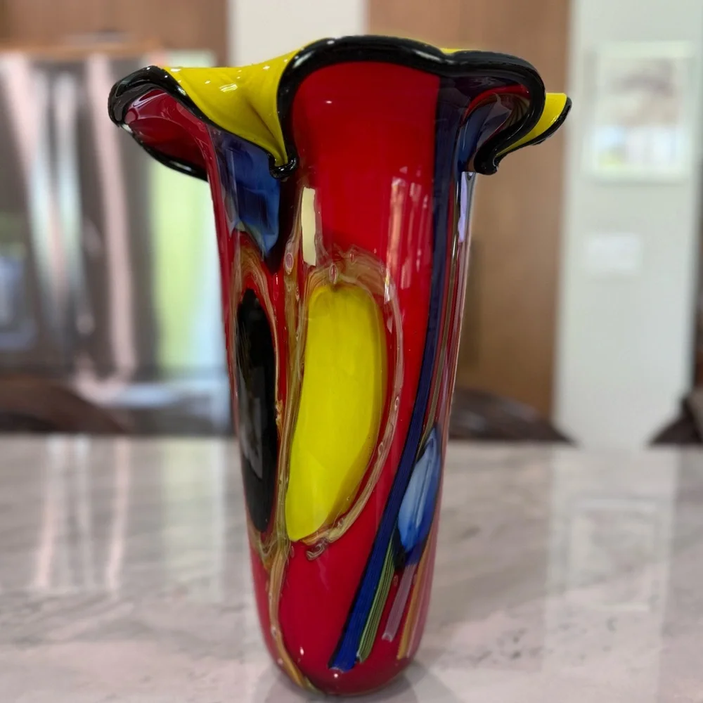 Murano vibrant handblown